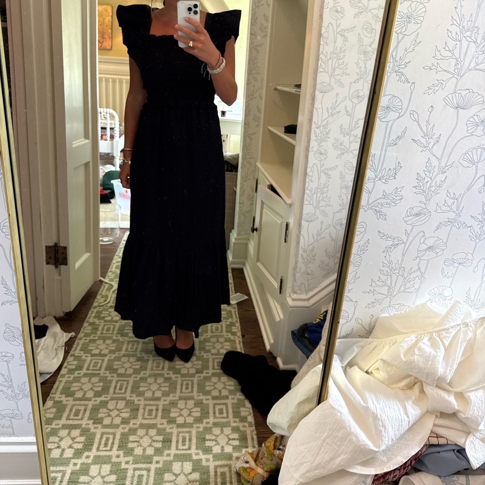 Sea New York Black Sleeveless Maxi Dress